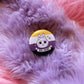 Non-Bunary Badge (38mm) - Non-Binary Rabbit Animal Pun