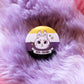 Non-Bunary Badge (38mm) - Non-Binary Rabbit Animal Pun