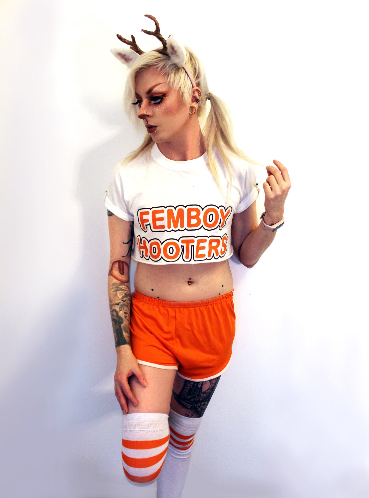 Femboy Hooters Cosplay & T-Shirts (Sizes S-XXL)