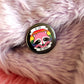 Be Gay Do Crimes Badge (38mm) Raccoon queer LGBTQ Pride