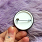 I May Be Stupid Badges (38mm) - Pink and Black set