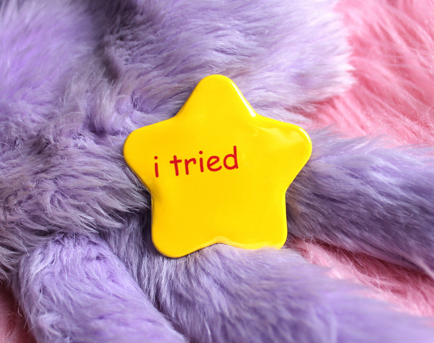 i tried & u tried meme Star Badges (55mm)