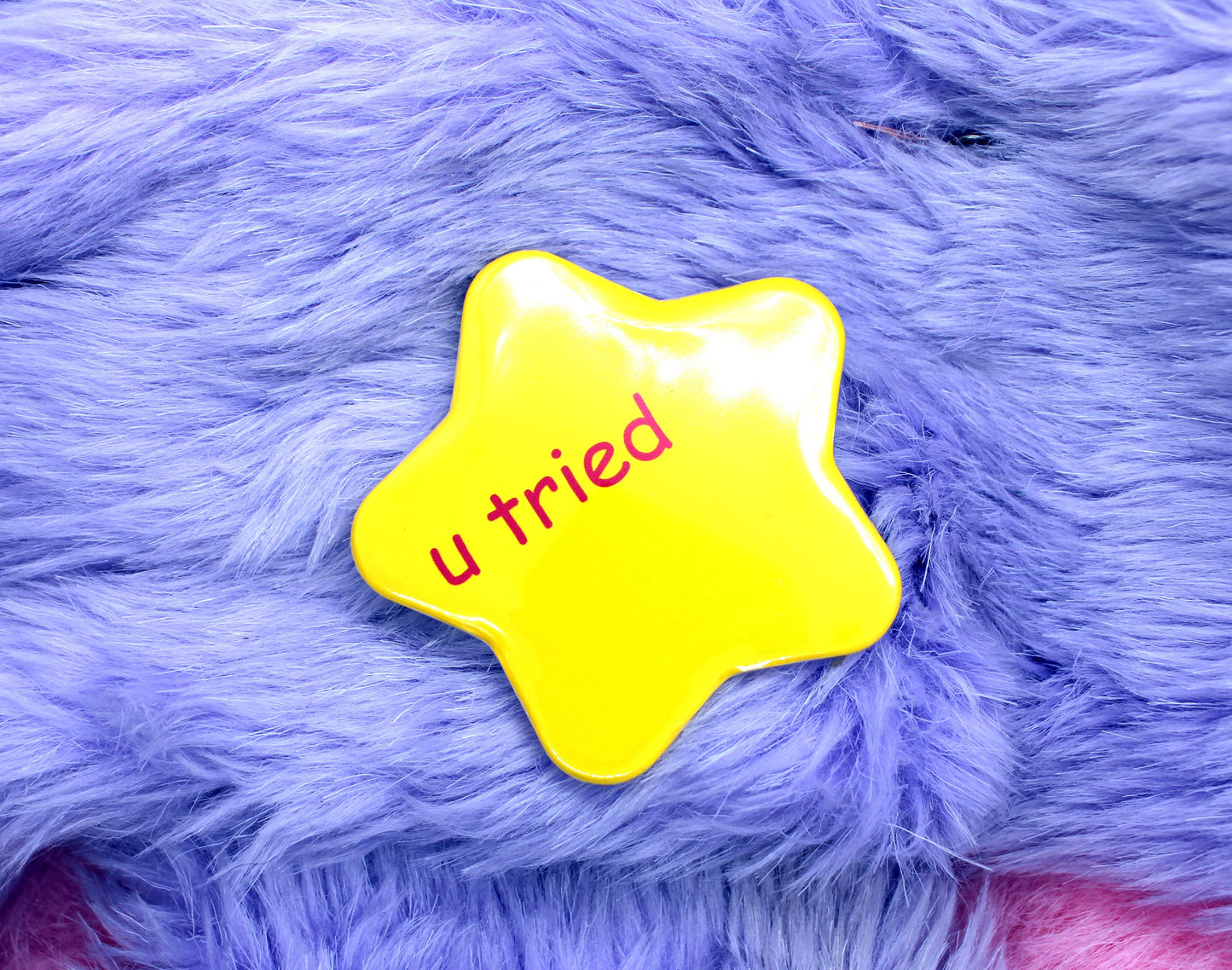 i tried & u tried meme Star Badges (55mm)