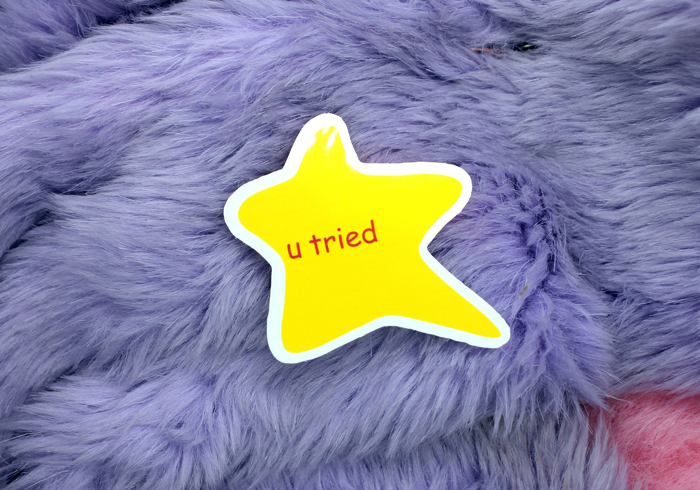 i tried & u tried meme Star Stickers (55mm)