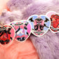 Kinkubus Red Incubus Heart Sticker (55mm) - kinky demon man stickers