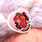 Kinkubus Red Incubus Heart Sticker (55mm) - kinky demon man stickers