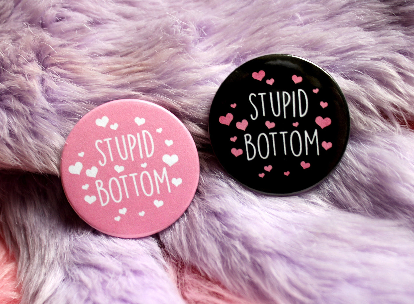 Stupid Bottom Badges (38mm)