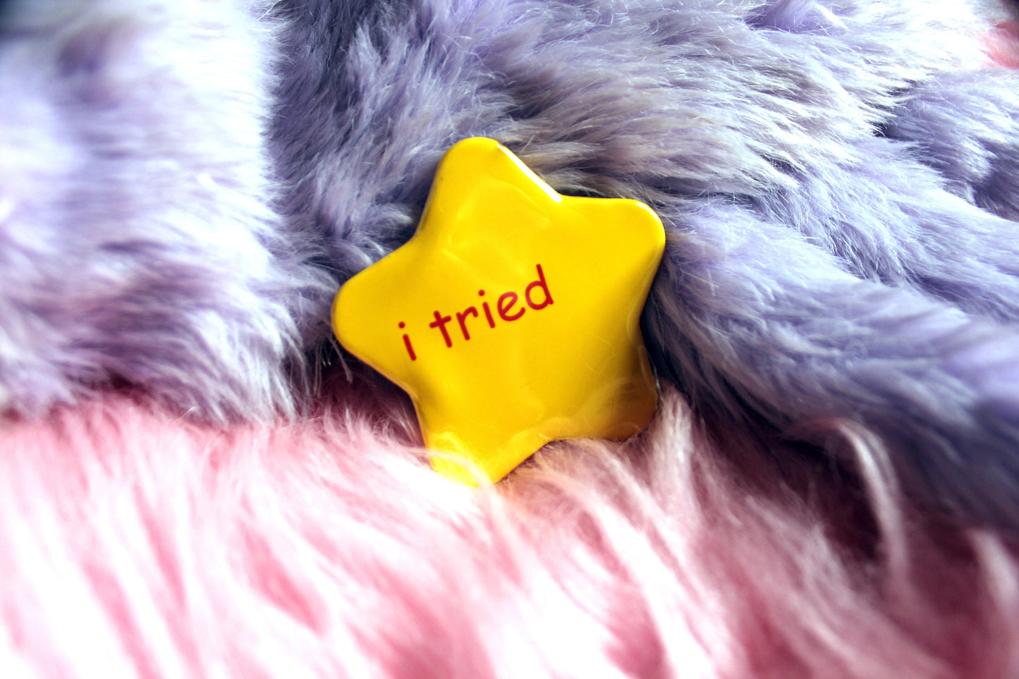 i tried & u tried meme Star Badges (55mm)