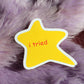 i tried & u tried meme Star Stickers (55mm)