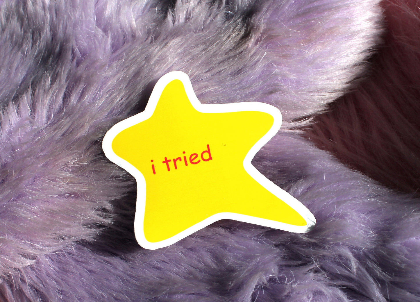 i tried & u tried meme Star Stickers (55mm)