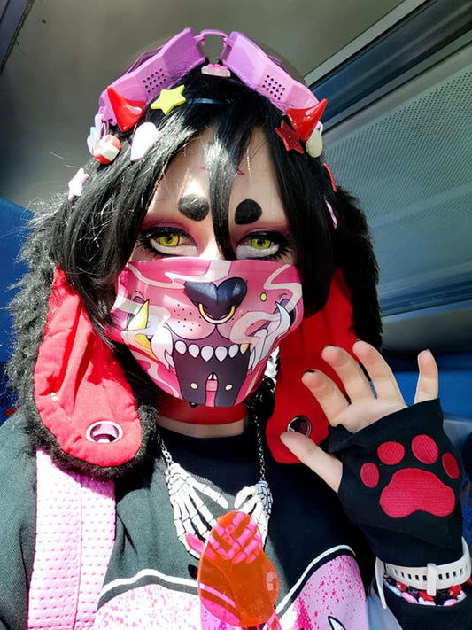 Oni Demon Dog Masks