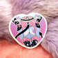 Kinkubus Succubus Heart Sticker (55mm) - kinky demon woman stickers
