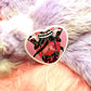 Kinkubus Red Succubus Heart Sticker (55mm) - kinky demon woman stickers