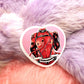 Kinkubus Red Incubus Heart Sticker (55mm) - kinky demon man stickers