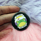 No Gender Only Froggy Badge (38mm) - Non-Binary frog toad pride flag badge