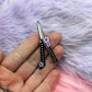 Sakura Butterfly Knife Enamel Pin (A Grade, Hard, Black Nickel) - Sakura Blades Pin Set