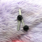 Sakura Butterfly Knife Enamel Pin (A Grade, Hard, Black Nickel) - Sakura Blades Pin Set