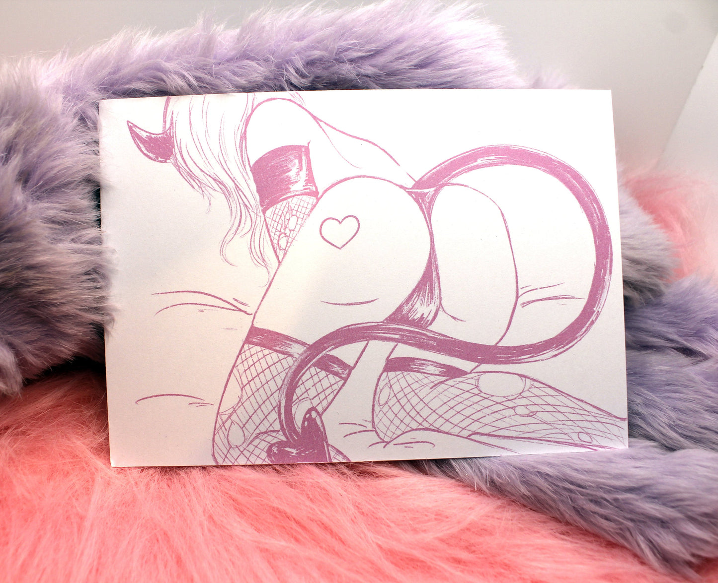 Pink Succubus A6 Print