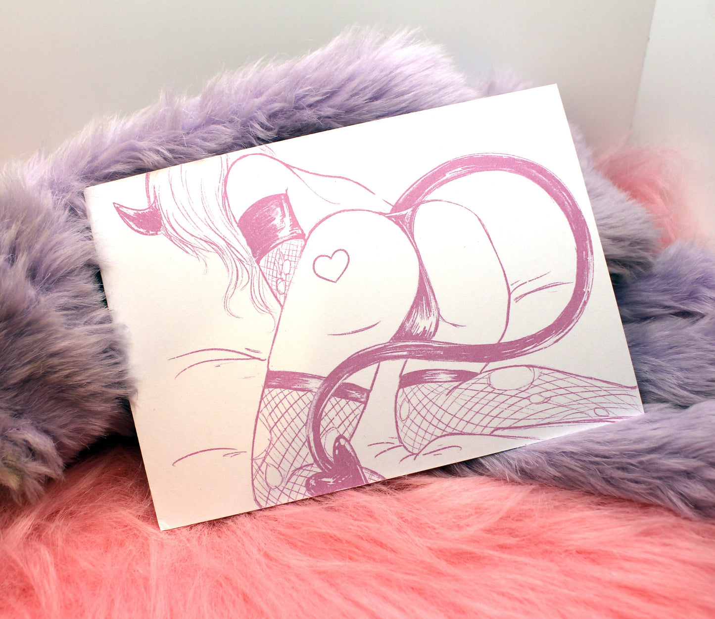 Pink Succubus A6 Print