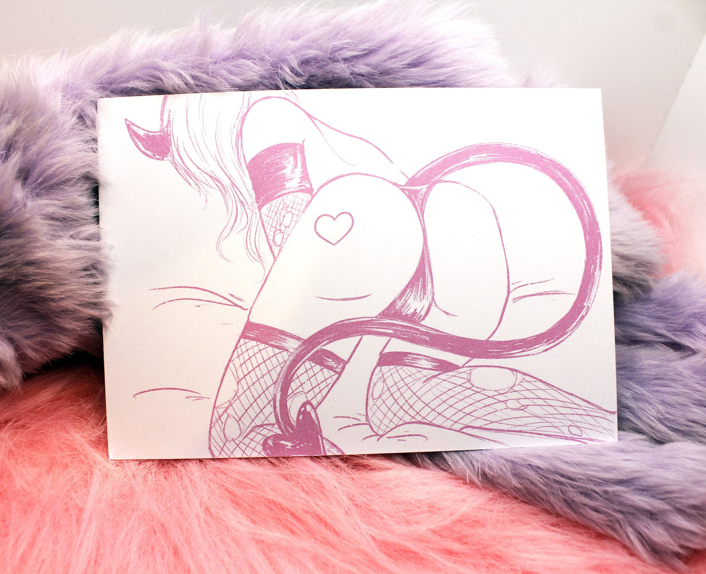 Pink Succubus A6 Print