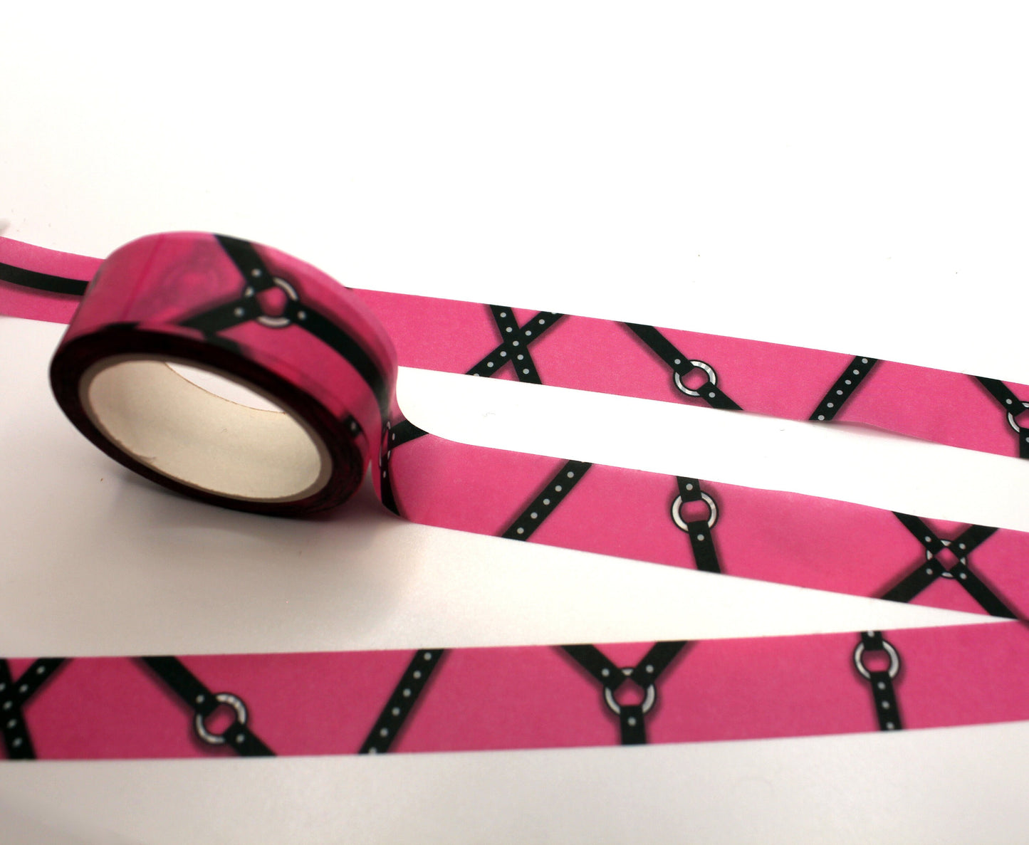 Pink Bondage Washi Tape 1.5cm x 10m