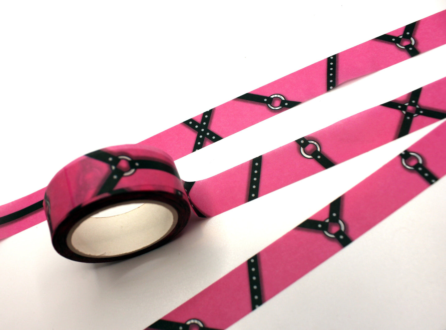 Pink Bondage Washi Tape 1.5cm x 10m