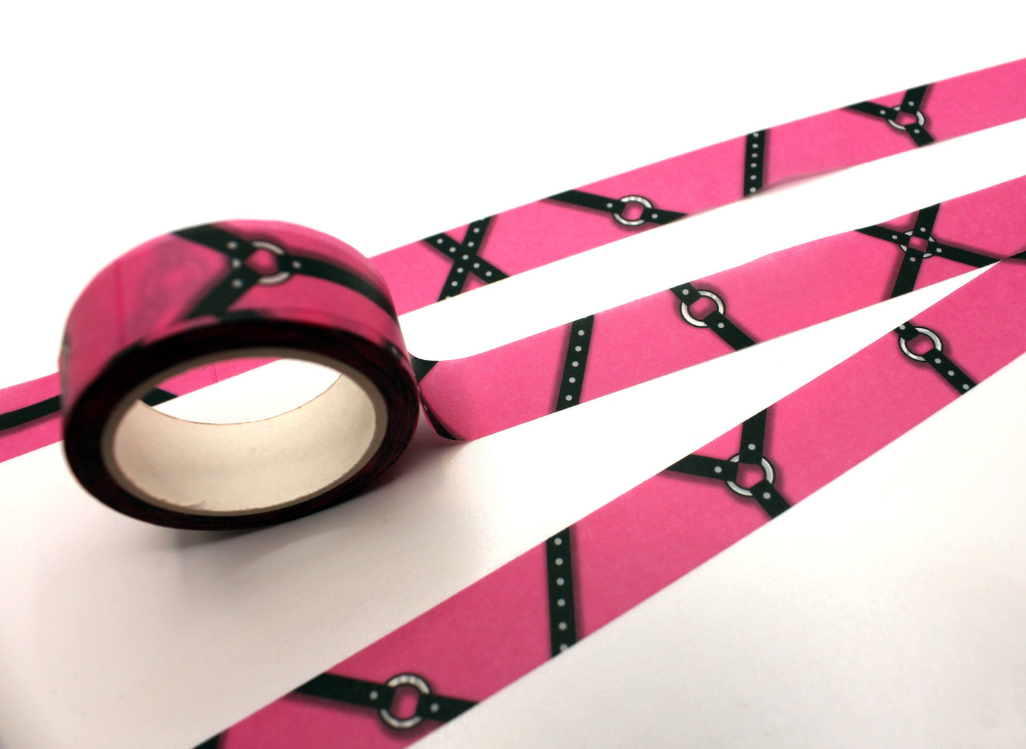 Pink Bondage Washi Tape 1.5cm x 10m