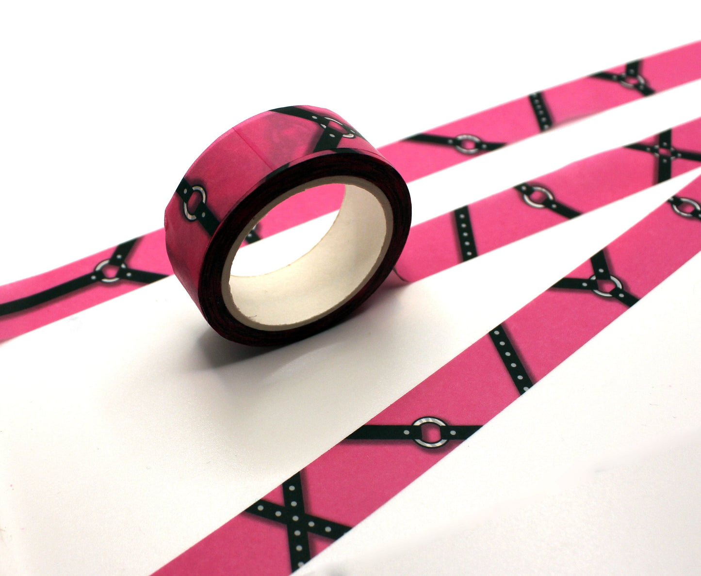 Pink Bondage Washi Tape 1.5cm x 10m