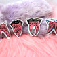 SuccuBrat Pierced Tongue Sticker (6cm)