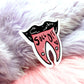 Succ Off Pierced Split Tongue Sticker (6cm)