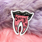 Succ Off Pierced Split Tongue Sticker (6cm)