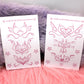 Succubi/boi Sigil Temporary Tattoos Sheet A (Black, Pink, Purple & Red Available)
