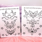 Succubi/boi Sigil Temporary Tattoos Sheet A (Black, Pink, Purple & Red Available)