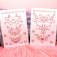 Succubi/boi Sigil Temporary Tattoos Sheet B (Black, Pink, Purple & Red Available)