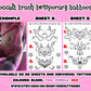 Succubi/boi Sigil Temporary Tattoos Sheet B (Black, Pink, Purple & Red Available)