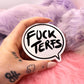 Fuck TERFs Speech Bubble Sticker (60mm) - Trans Rights