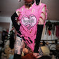 Succuboi Pink Black Outfit/T-shirt (Sizes: S-XXL) | Back & Front Print