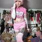 Succuboi Pink Black Outfit/T-shirt (Sizes: S-XXL) | Back & Front Print