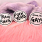 Trans Rights Speech Bubble Sticker (60mm) - Trans Rights Matter
