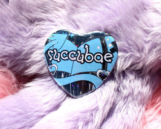 Succubae Heart Badges (55mm)