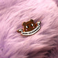 Non-Bearnary Enamel Pin (A Grade, Hard, Rose Gold) - Non-Binary Animal Puns