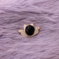 Nyan-Binary Enamel Pin (A Grade, Hard, Rose Gold) - Non-Binary Animal Puns
