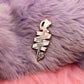 Transfemme Fatale Sword Enamel Pin (A Grade, Hard, Rose Gold)