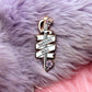Transfemme Fatale Sword Enamel Pin (A Grade, Hard, Rose Gold)