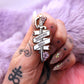 Transfemme Fatale Sword Enamel Pin (A Grade, Hard, Rose Gold)