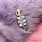 Transfemme Fatale Sword Enamel Pin (A Grade, Hard, Rose Gold)