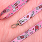 Pink Pastel Menhera 90cm Lanyard - Yamikawaii Plasters