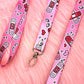 Pink Pastel Menhera 90cm Lanyard - Yamikawaii Plasters