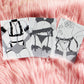 Girls in Garters Cover Art A6 Print