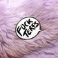 Fuck TERFs Speechbubble Enamel Pin (A Grade, Hard, Black Nickel)